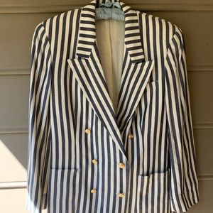 Striped 80s blazer